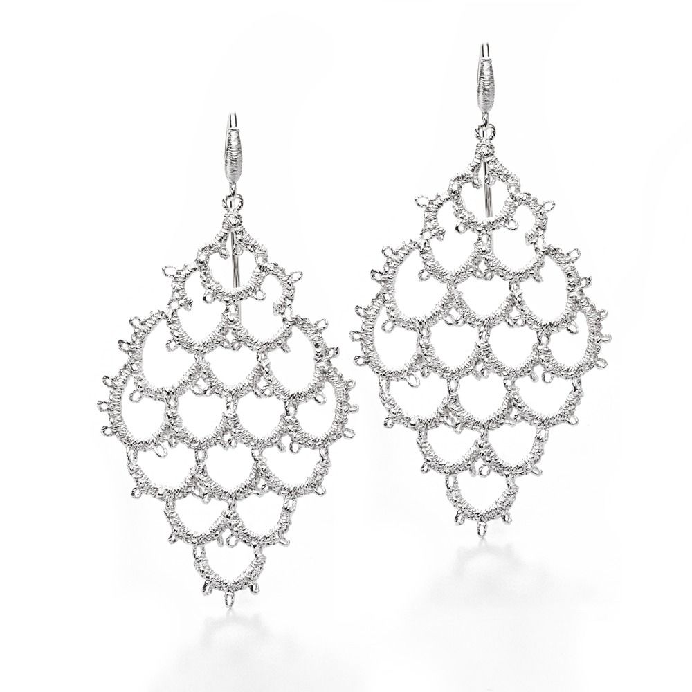 zilver statement earrings silver parel gent