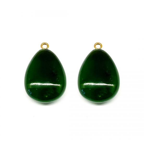 druppel groen jade donkergroen kleurstenen