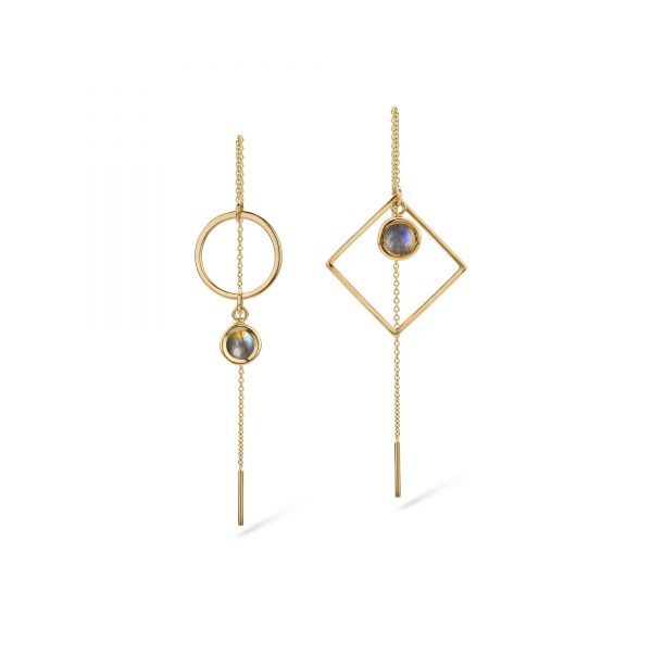 Oorbellen Annick labradoriet fine jewelry jewellery classy elegant