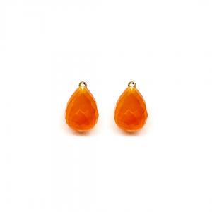 druppel carneool facet carnelian