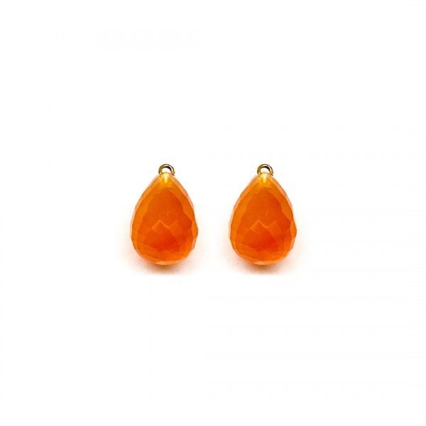 druppel carneool facet carnelian