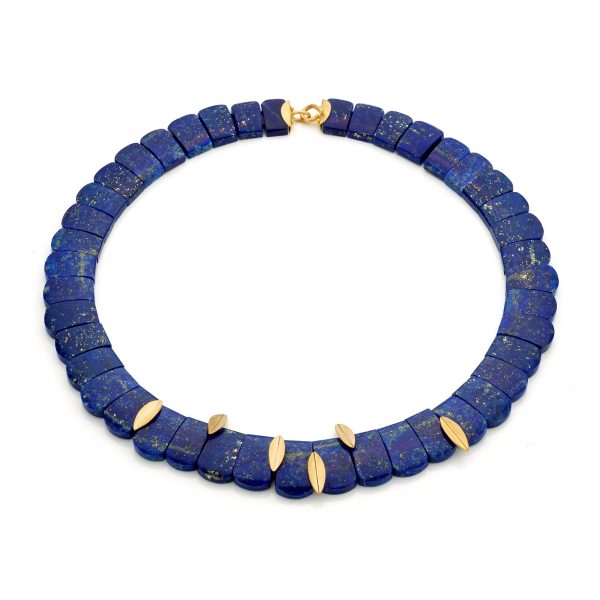 lapis lazuli collier goudsmid handgemaakt gent