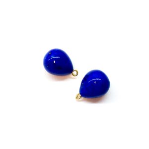 Druppel blauw lapis lazuli Mix & Match oorbellen oorringen glas gent juwelen