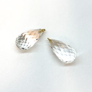 Druppel Bergkristal rock crystal Mix & Match oorbellen oorringen glas gent juwelen