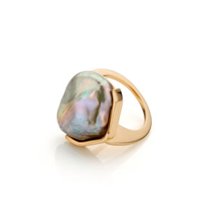 ring keshi parel roosgoud