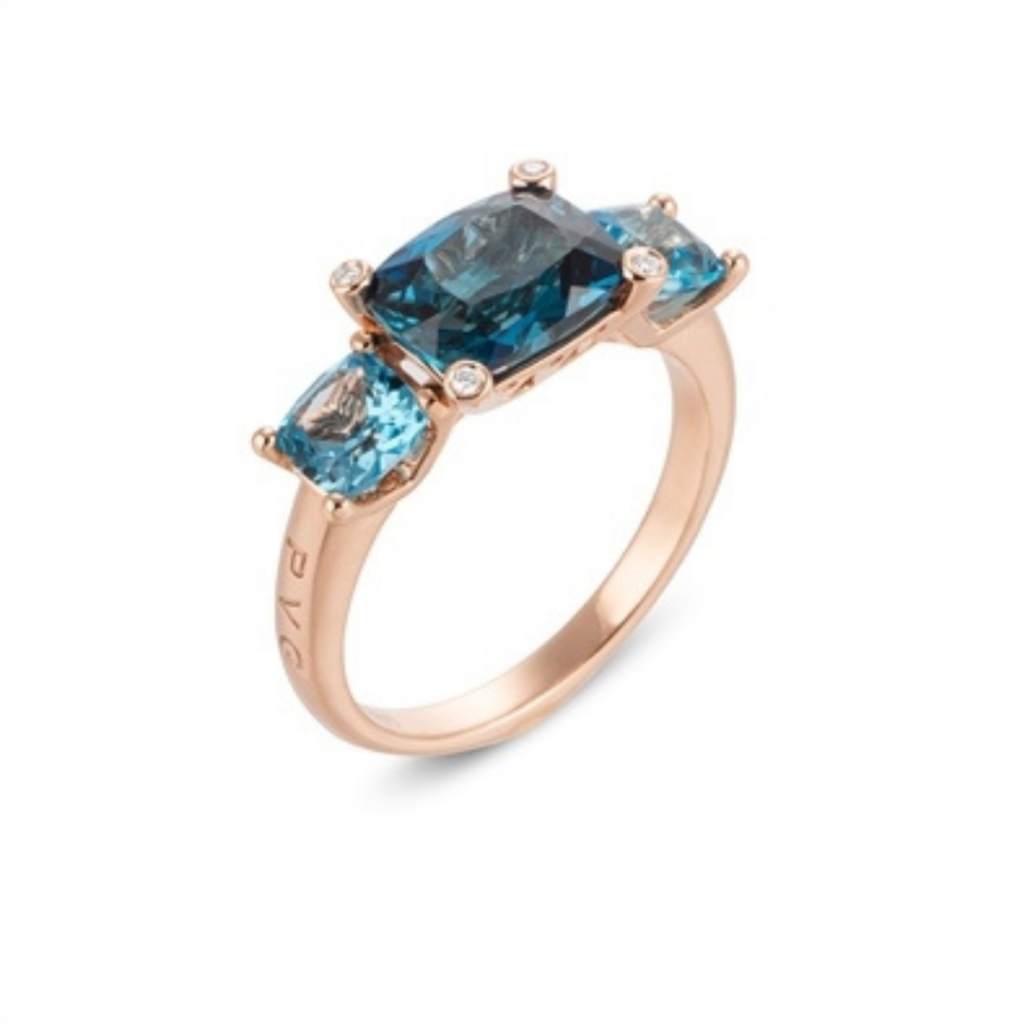 ring roosgoud blue topaas kopen