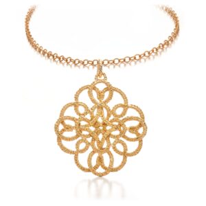Collier met hanger 'Samarkand' roosgoud jewelry rosegold
