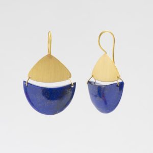 Oorbellen Lapis Lazuli blauw gent juwelen