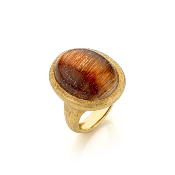 Ring Rutyl Yvel geelgoud uniek statement jewelry