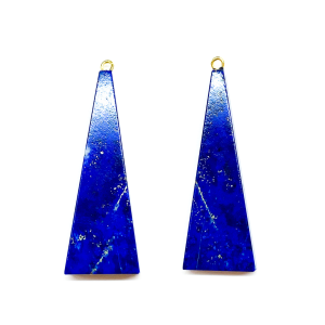 Pyramide Lapis Lazuli druppel exclusive orginal gent earrings