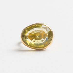 RG027 Ring Lemon Citrine Quartz