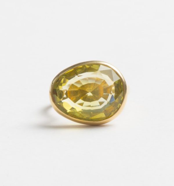 RG027 Ring Lemon Citrine Quartz