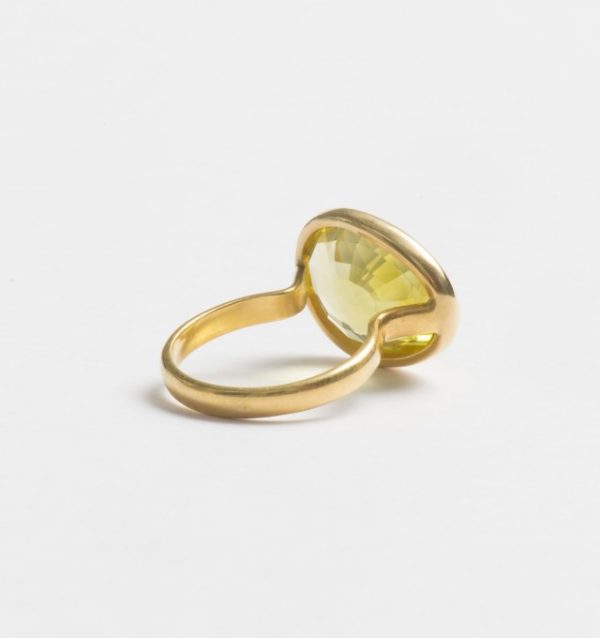 RG027 Ring Lemon Citrine Quartz