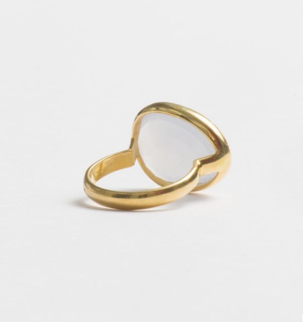 Ring Chalcedoon chalcedony kleursteen statement ring